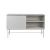 7141 7 komoda cayo wll 124 cm kov a mdf svetle seda