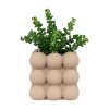7372 11 kvetinac kameninovy uleko 13 5x13 5x13 cm hnedy