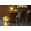 7858 34 stolni lampa lune dutchbone 25 cm jantarove sklo