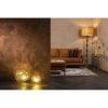 7858 26 stolni lampa lune dutchbone 25 cm jantarove sklo