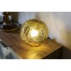 7858 27 stolni lampa lune dutchbone 25 cm jantarove sklo