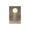7927 15 stolni lampa dash m zuiver bila se svetle hnedou keramickou podstavou