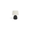 7954 10 stolni lampa renzo dutchbone bile boucle a cerna terakota