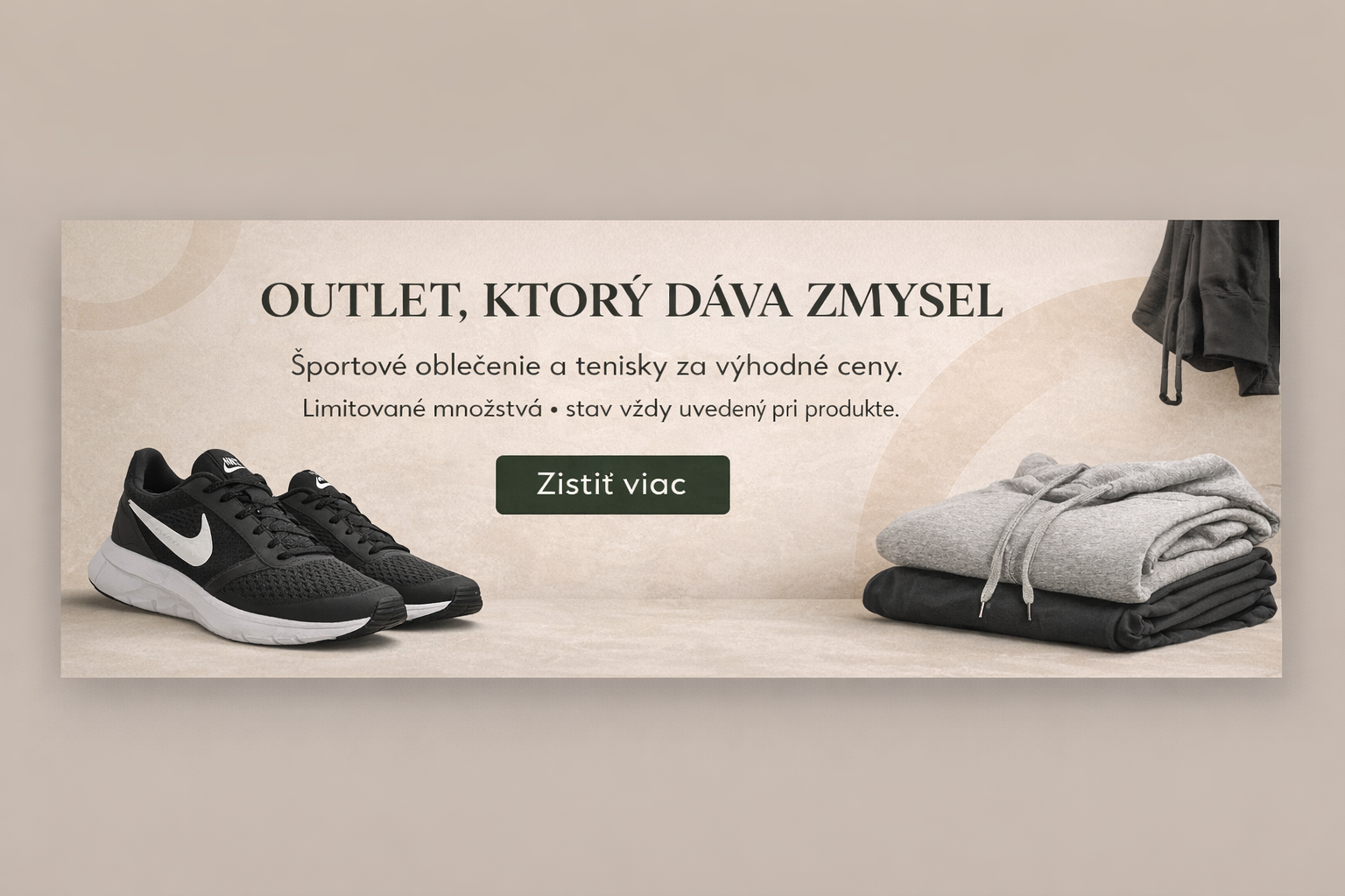 Športový outlet – oblečenie a tenisky za výhodné ceny | ALIANA Outlet