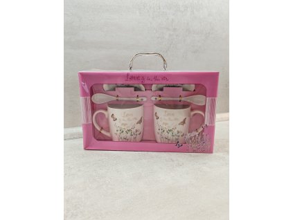 Hrnčekový set - Motýle 2ks