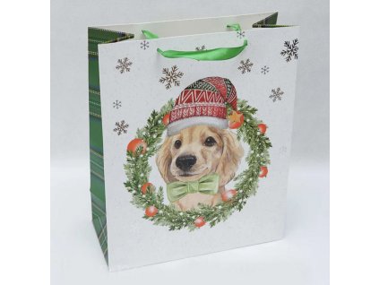 Papierová darčeková taška A4 - Psík