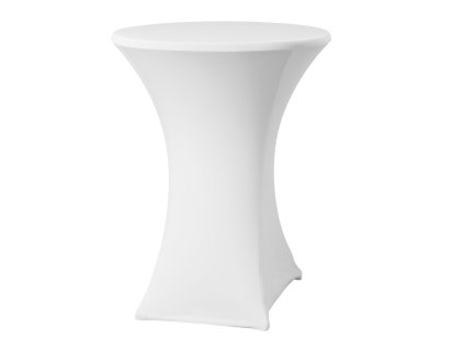 Potah na okruhly stol biely r80 85 cm Hendi 813157