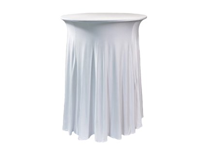 30 inch Round Highboy Cocktail Wavy Draping Spandex Table Cover White b605f3bc 6e1a 4915 9238 d017add4f80c.402fe9e907e802950118b0e079c736df