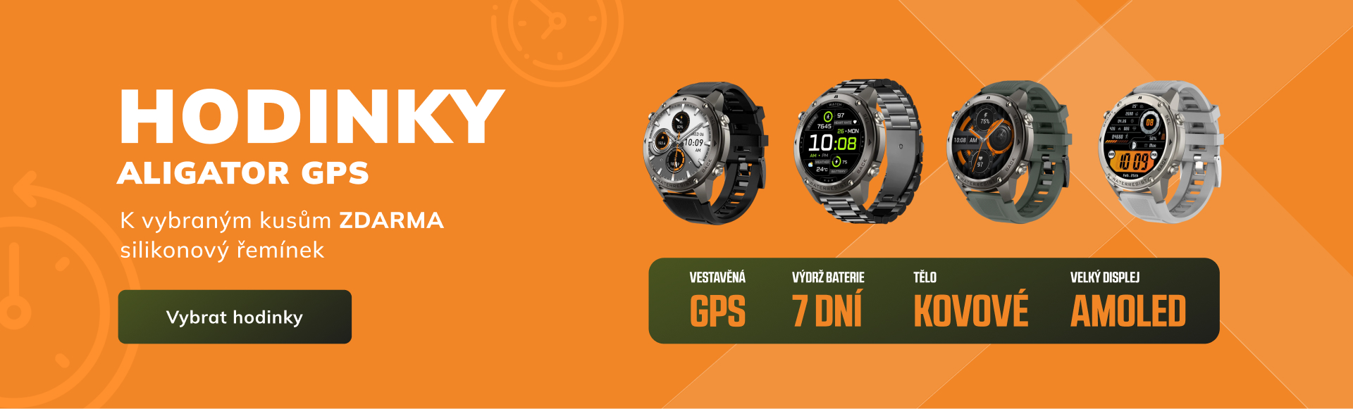 Aligator Watch GPS - chytré hodinky co vydrží!