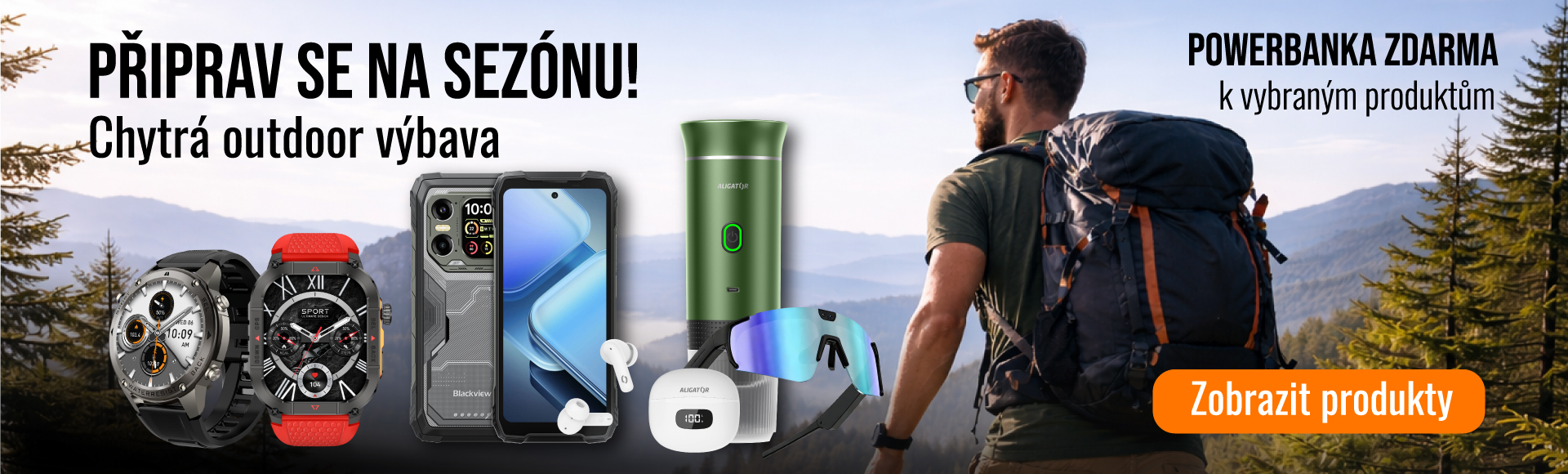 outdoor chytrá výbava