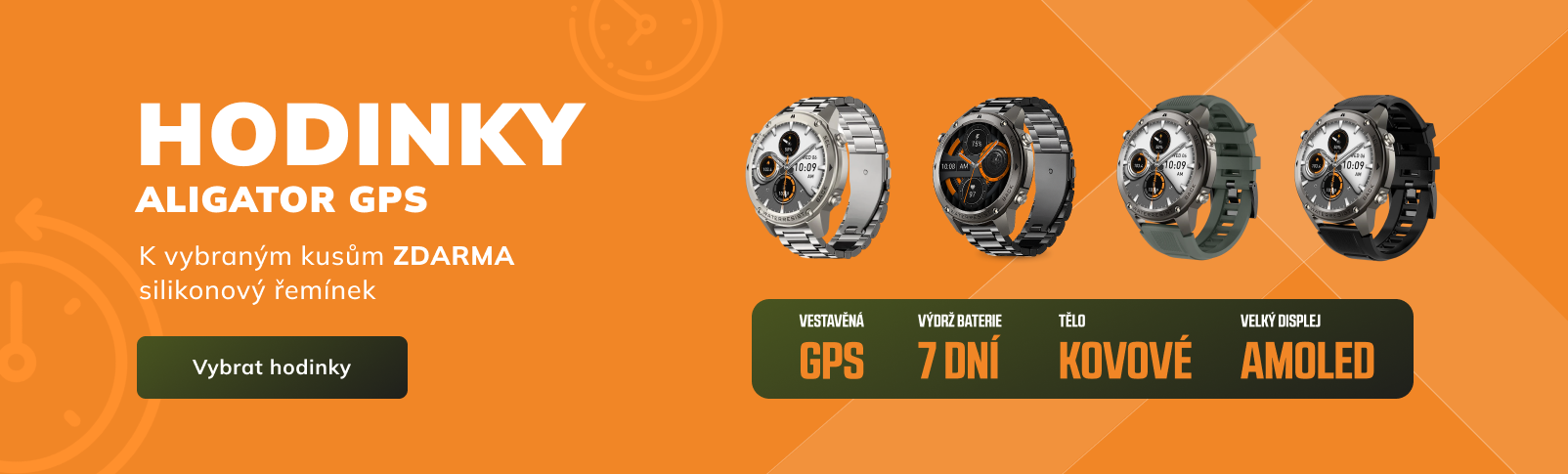 Aligator Watch GPS - chytré hodinky co vydrží!