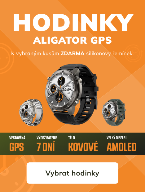 Aligator Watch GPS - chytré hodinky co vydrží!