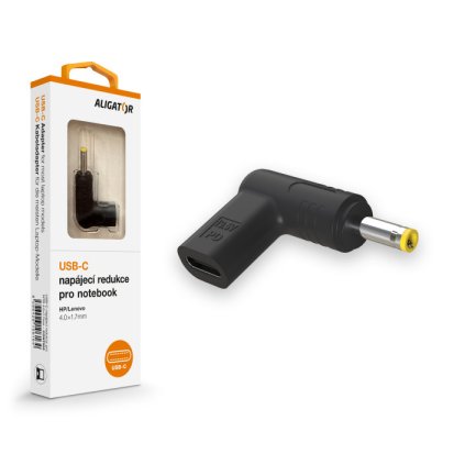 USB-C hálózati adapter 4,0 x 1,7 mm HP/Lenovo notebookokhoz