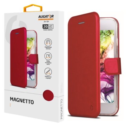 ALIGATOR Magnetto Case for Samsung Galaxy A50/A30s, Red