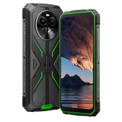 Blackview BV8100 8/256 GB černo-zelený