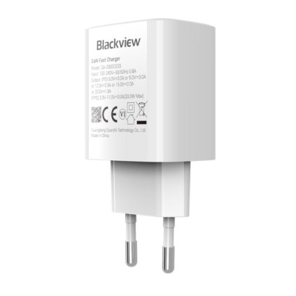 Original Blackview PD 33W USB-C Fast Charger, White