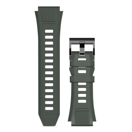 ALIGATOR szilikon óraszíj 22mm, sötétzöld
