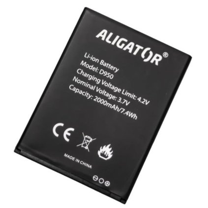 604 604 baterie aligator d950 li ion 2000 mah originalni