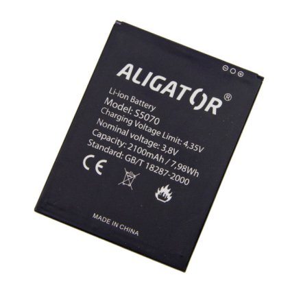 Battery ALIGATOR S5070/S5066 Duo, Li-Ion 2100 mAh, original