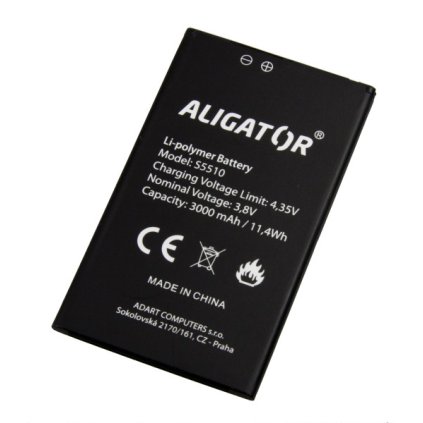 Baterie ALIGATOR S5510 Duo, Li-Ion 3000 mAh, originální