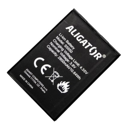 664 664 baterie aligator s5550 duo li ion 2800mah originalni