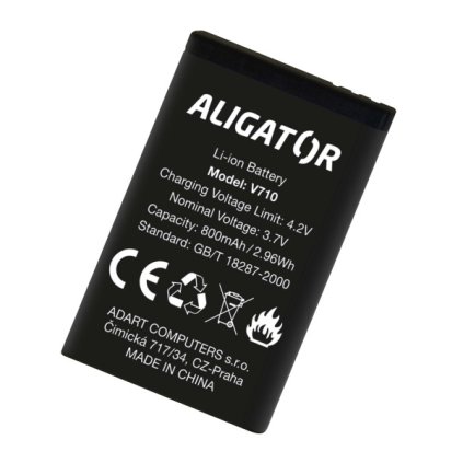 676 676 baterie aligator v710 c100 li ion 800 mah originalni