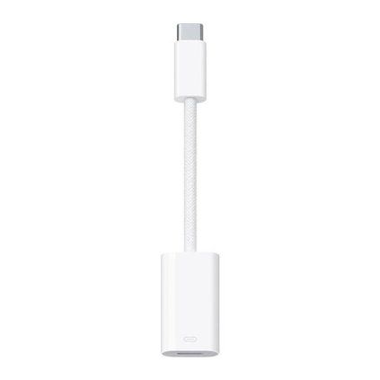 Adapter Lightning - USB typ C töltőkhöz, fehér