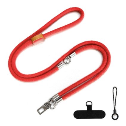 Echt Machršňůra 3in1 ALIGATOR, universal lanyard for mobile phone, red