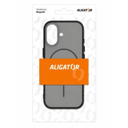 Puzdro ALIGATOR MagFit iPhone 16, black