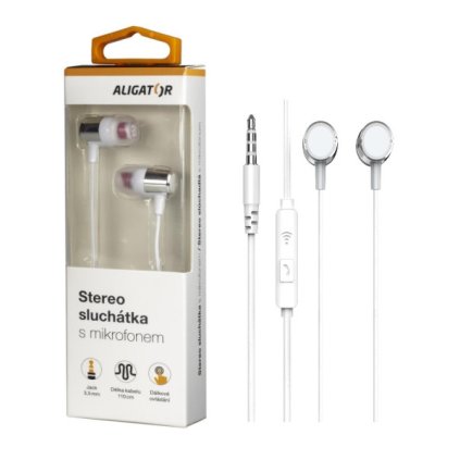 805 805 sluchatka aligator strong bass stribrna