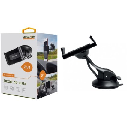 Držák do auta ALIGATOR 2v1, s přítlačnými rameny
