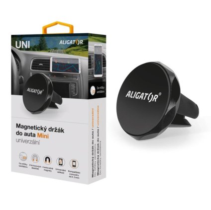 886 886 magneticky drzak do auta aligator mini do ventilacni mrizky univerzalni