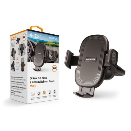 904 904 drzak do auta s nastavitelnou fixaci aligator multi do ventilacni mrizky univerzalni