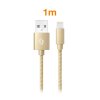1000 2 1000 2 datovy kabel aligator tuba 2a iphone lightning zlaty