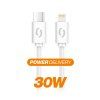 1015 3 1015 3 1015 3 datovy kabel aligator power 30w usb c lightning 3a 1 5m bily