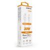 1015 4 1015 4 1015 4 datovy kabel aligator power 30w usb c lightning 3a 1 5m bily
