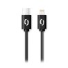 Adatkábel ALIGATOR POWER 30 W, USB-C/Lightning 3A 1,5 m, fekete