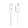 Data cable ALIGATOR POWER 65W, USB-C/USB-C 3A 1.5m, white
