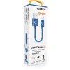 Datový kabel ALIGATOR PREMIUM 2A, USB-C 50cm modrý