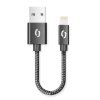 Datový kabel ALIGATOR PREMIUM 2A, Lightning 50cm černý