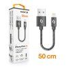 1054 1054 1054 datovy kabel aligator premium 2a lightning 50cm cerny