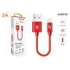 1057 5 1057 5 1057 5 datovy kabel aligator premium 2a micro usb 50cm cerveny
