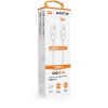 Data cable ALIGATOR POWER 60W, USB-C/USB-C 3A, 1m white