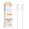 1069 1069 1069 datovy kabel aligator power 60w usb c usb c 3a 1m bily