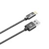 Datový kabel ALIGATOR PREMIUM 2A, Lightning 2m černý