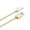 Datový kabel ALIGATOR PREMIUM 2A, Micro USB zlatý