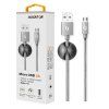 1132 1132 1132 datovy kabel aligator premium 2a micro usb sedy