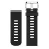 Silicone strap ALIGATOR 20mm, black