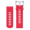 Silicone strap ALIGATOR 20mm, red