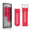 Silicone strap ALIGATOR 20mm, red